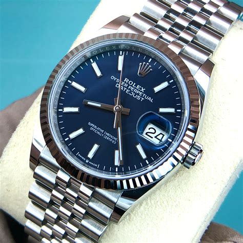 rolex datejust blue dial gem|Rolex blue dial Datejust price.